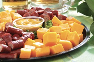 Photo of meat and cheese tray