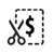 Coupon with scissors Icon